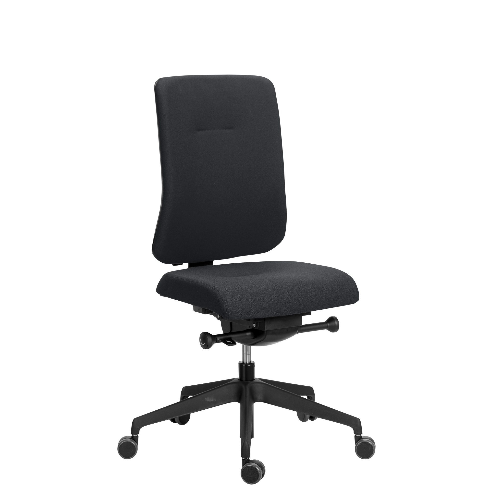 Chaise de bureau ergonomique Sitizen - Mécanisme synchrone - Tissu  - avec ou sans accoudoirs - Pieds noirs