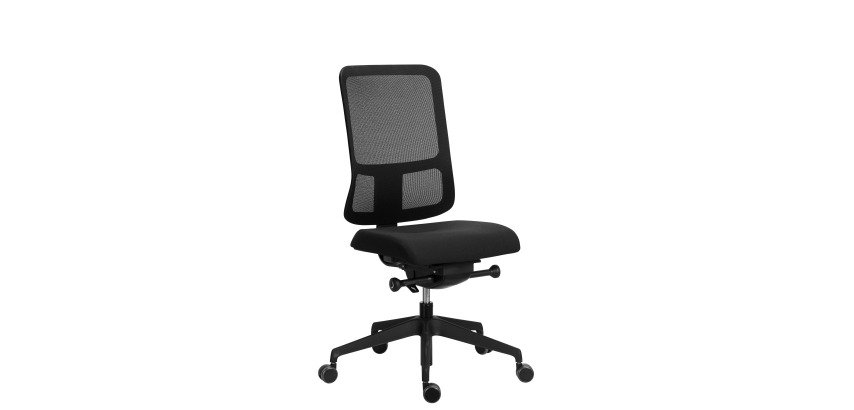 Silla de oficina Sitizen- mecanismo sincronizado con ajuste de la profundidad del asiento - malla negra