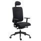 Chaise de bureau Sitizen tissu avec accoudoirs 4D et appui-tête