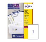 Etiquetas para paquetes blancas 199,6 x 289,1 mm Avery  L7167 - Paquete de 15