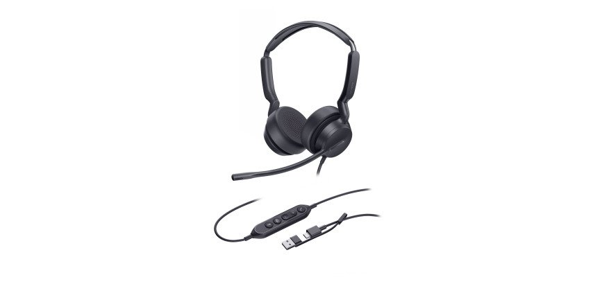 Wired headset Yealink UH42 Stereo Microsoft Teams