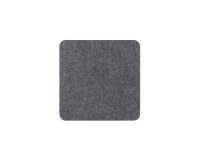 Panneau mural acoustique Wall Sculpo carré , PET gris foncé,  L 600 x H 600 mm ARCHYI