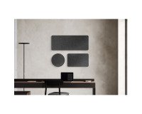 Muurpaneel akoestisch Wall Sculpo vierkant, donkergrijs PET, L 600 x H 600 mm ARCHYI