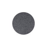 Panneau mural acoustique Wall Sculpo rond, PET gris foncé, Diamètre 60 cm ARCHYI