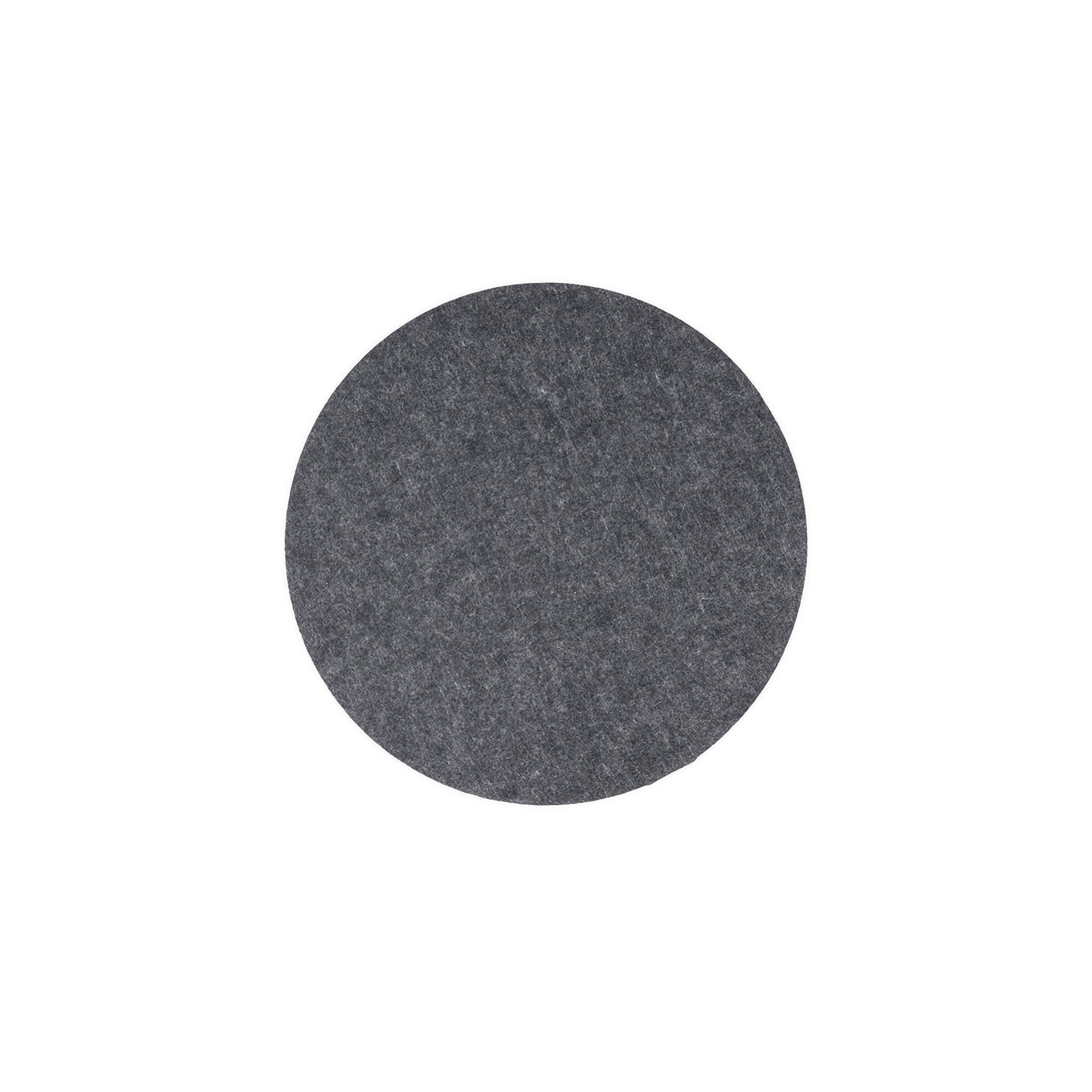 Panneau mural acoustique Wall Sculpo rond, PET gris foncé, Diamètre 45 cm ARCHYI