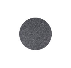 Wandpaneel akoestisch Sculpo rond, donkergrijs PET, Diameter 60 cm ARCHYI