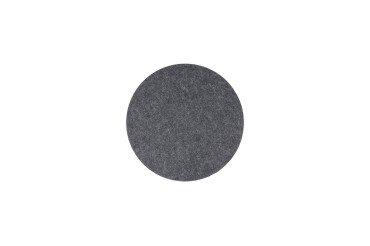 Panneau mural acoustique Wall Sculpo rond, PET gris foncé, Diamètre 45 cm ARCHYI