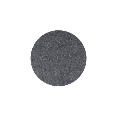 Panneau mural acoustique Wall Sculpo rond, PET gris foncé, Diamètre 45 cm ARCHYI