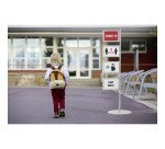 Panneau d'affichage autoportant à clip Bi-Office Snap Display cadre aluminium pour 4 affiches A4