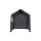 Alcôve acoustique Villa Sculpo, PET gris foncé,  L 200 x P 230 x H 124,5 cm ARCHYI