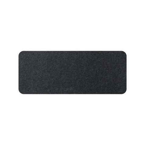 Panneau mural acoustique Sculpo rectangulaire, PET gris foncé, L 60 x H 45 cm ARCHYI