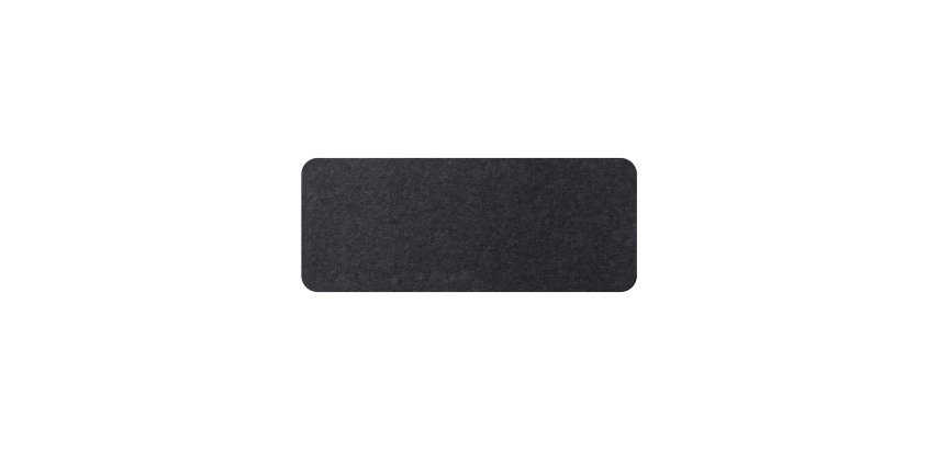 Wandakustikplatte Wall Sculpo rechteckig, dunkelgraues PET, L 60 x H 45 cm ARCHYI