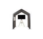 Tableau blanc laqué Tile Villa Bi-Office 110 x 48 cm