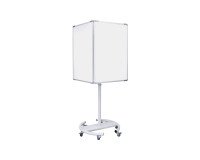 Chevalet mobile à 3 faces acier laqué Bi-Office