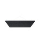 Panneau plafond Sculpo carré acoustique, gris foncé, L 120 x P 120 cm