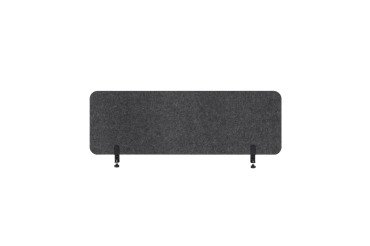 Panneau acoustique de bureau Sculpo gris fixation métal L 140 x H 40 cm ARCHYI