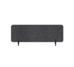 Panneau acoustique de bureau Sculpo gris fixation métal L 140 x H 40 cm ARCHYI