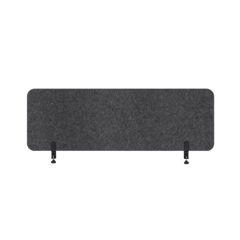 Panneau acoustique de bureau Sculpo gris fixation métal L 140 x H 40 cm ARCHYI