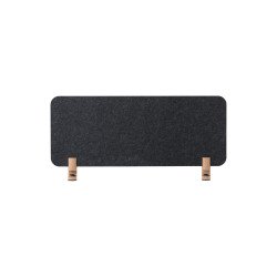 Panneau acoustique de bureau Sculpo gris fixation bois L 140 x H 40 cm ARCHYI