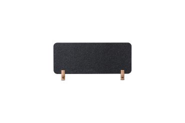 Panneau acoustique de bureau Sculpo gris fixation bois L 140 x H 40 cm ARCHYI