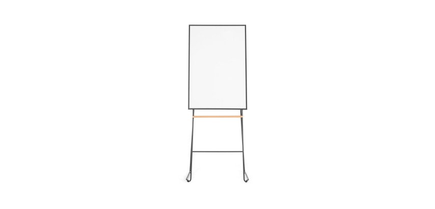 Paperboard - chevalet de conférence émaillé trépieds Bi Office ARCHYI. Curvo
