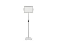 Rectangle stand lacquered gray Bi-Office sign