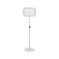 Panneau rectangle sur pied laqué Bi-Office gris