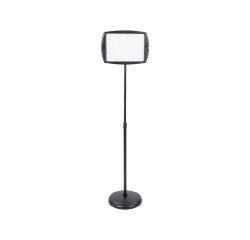 
Rectangular lacquered floor stand Bi-Office black 
