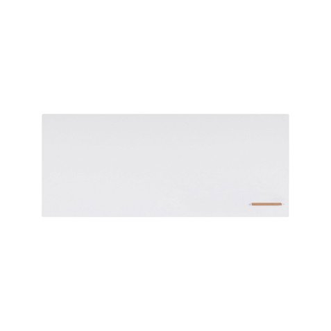 Tableau blanc sans cadre laqué Loop 240 x 100 cm Bi-Office