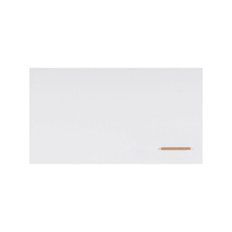 Tableau blanc sans cadre laqué Loop 180 x 100 cm Bi-Office
