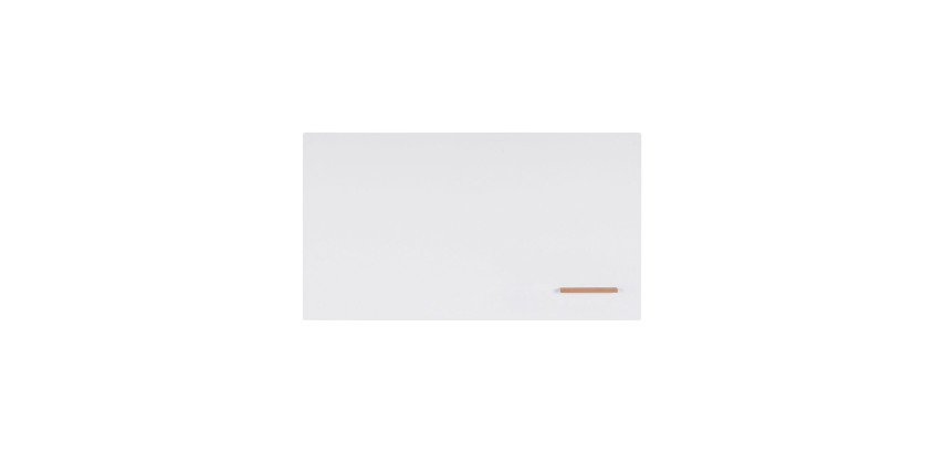 White lacquered frameless board Loop 180 x 100 cm by Bi-Office