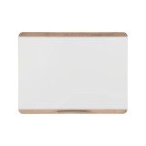 Tableau blanc acier laqué cadre bois 120 x 90 cm Ace Bi Office