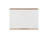 Tableau blanc acier laqué cadre bois 120 x 90 cm Ace Bi Office