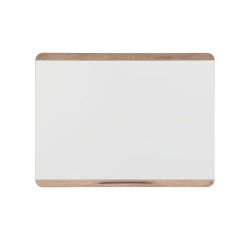 Whiteboard aus lackiertem Stahl mit Holzrahmen 120 x 90 cm von Ace Bi Office.