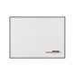 Tableau blanc acier émaillé magnetique cadre noir 150 x 120 Curvo Bi Office