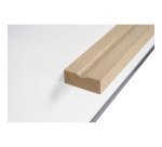 White magnetic enameled steel board with black frame 150 x 120 Curvo Bi Office