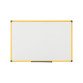 Tableau blanc acier émaillé cadre jaune 90 x 60 cm Ultrabrite Bi-Office