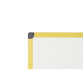 <blockquote>White Lacquered Industrial Ultrabrite Whiteboard with Yellow Frame 120 x 90 cm Bi-Office</blockquote>