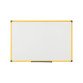 Tableau blanc acier émaillé cadre jaune 120 x 90 cm Ultrabrite Bi-Office