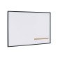 Whiteboard Emaille A9, Schwarzem Rahmen, 150 x 100 cm, Neue Generation von Bi-Office