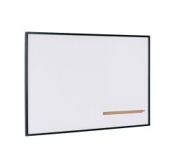 White enameled steel board A9 black frame 150 x 100 cm New Generation Bi-Office
