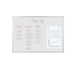 Tableau blanc émaillé Ayda Bi-Office 150 x 120 cm