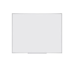 Tableau blanc acier émaillé cadre aluminium 150 x 120 cm Earth Maya Bi-Office