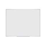 Tableau blanc acier émaillé cadre aluminium 240 x 120 Earth Maya Bi-Office