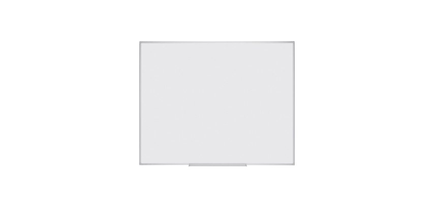 Tableau blanc acier émaillé cadre aluminium 240 x 120 Earth Maya Bi-Office