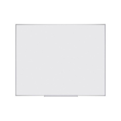 Tableau blanc acier émaillé cadre aluminium 240 x 120 Earth Maya Bi-Office