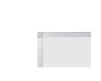 White lacquered steel whiteboard with aluminum frame 150 x 100 cm Ayda Bi-Office