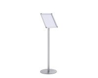 Porte-affiche A4 clipsable sur pied cadre aluminium Bi-Office