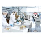 Panneau rectangle sur pied laqué Bi-Office gris