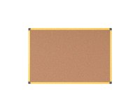 Tableau liege Ultrabrite industriel cadre jaune 180 x 90 cm Bi-Office